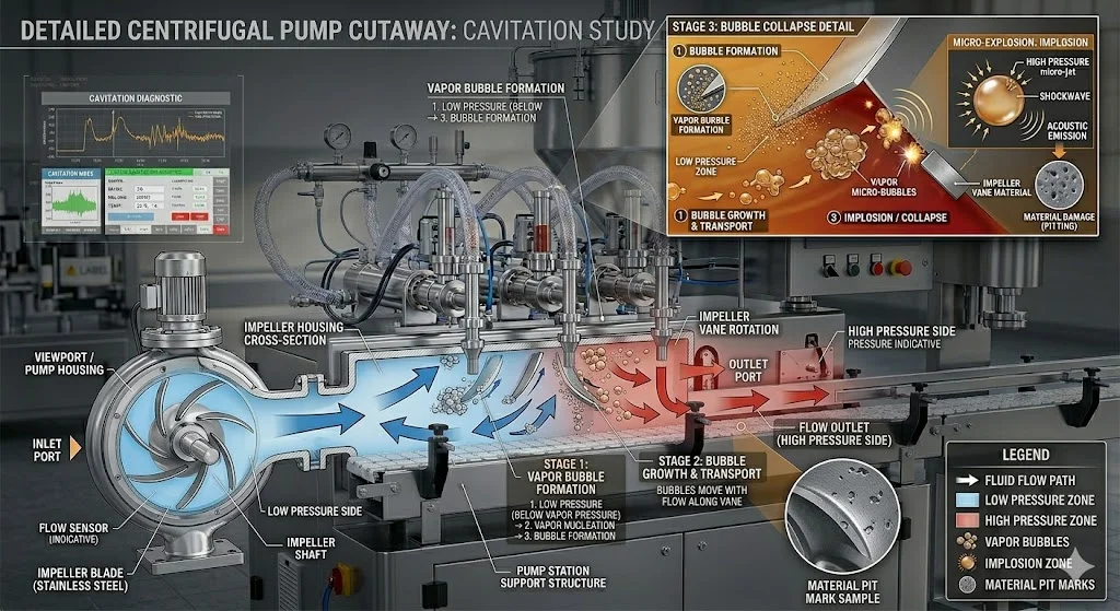 Nguyên lý hoạt động của máy bơm