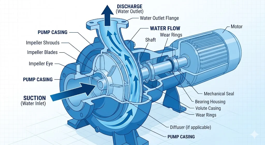 Nguyên lý hoạt động và cấu tạo của bơm CPI