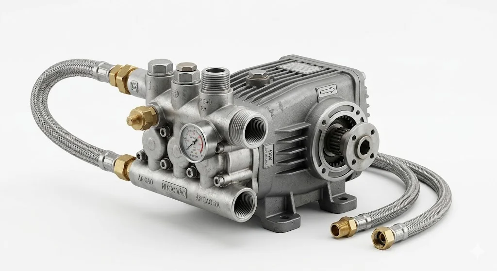 Tổng quan ngoại hình của đầu bơm