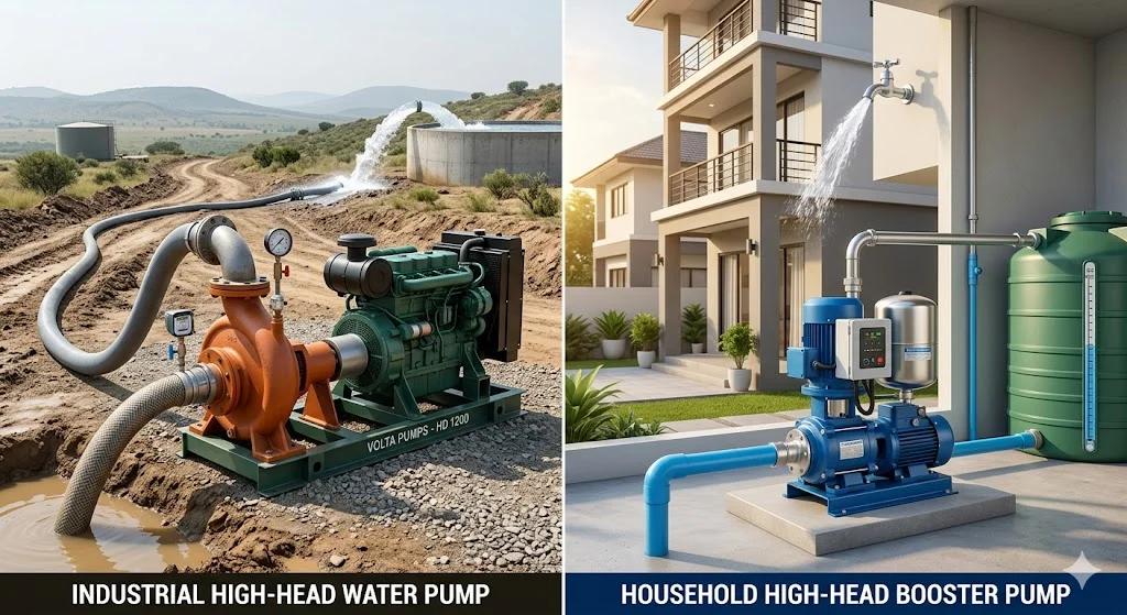 Tổng quan ngoại hình của đầu bơm