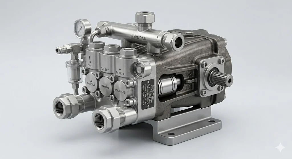 Tổng quan ngoại hình của đầu bơm