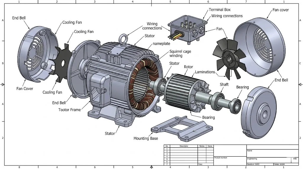 Cấu tạo và nguyên lý hoạt động của động cơ
