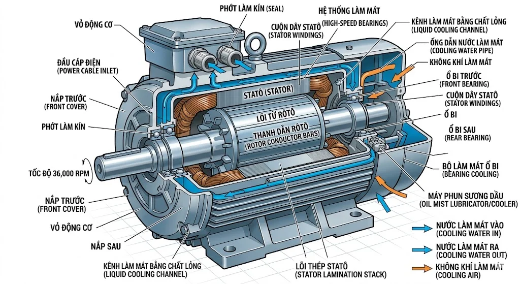 Cấu tạo của động cơ này