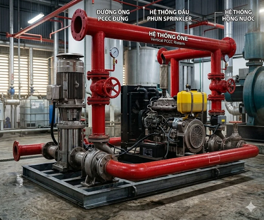 Ứng dụng của bơm chữa cháy trong thực tế