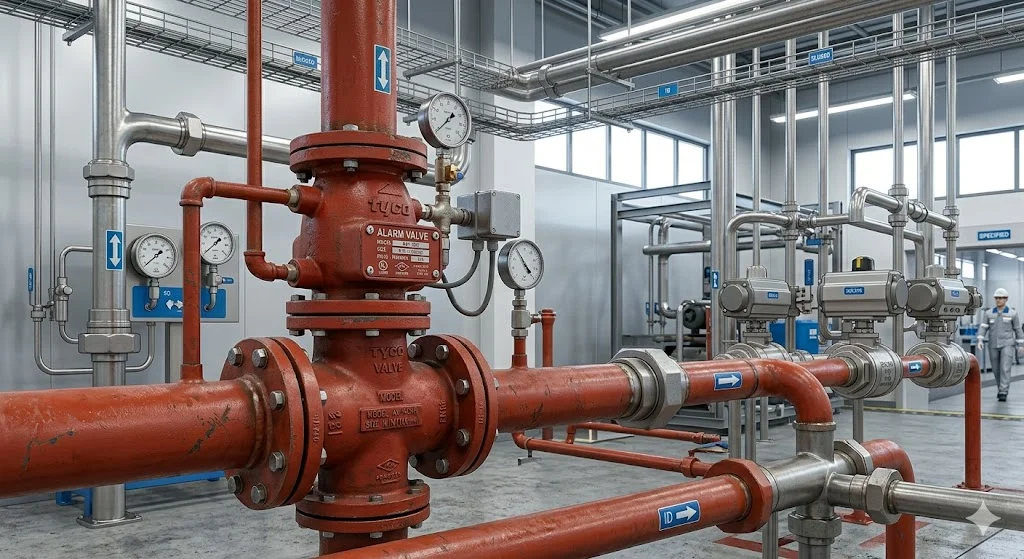 Ngoại hình của van phun nước chữa cháy