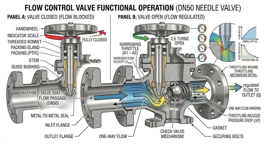 Nguyên lý hoạt động của van