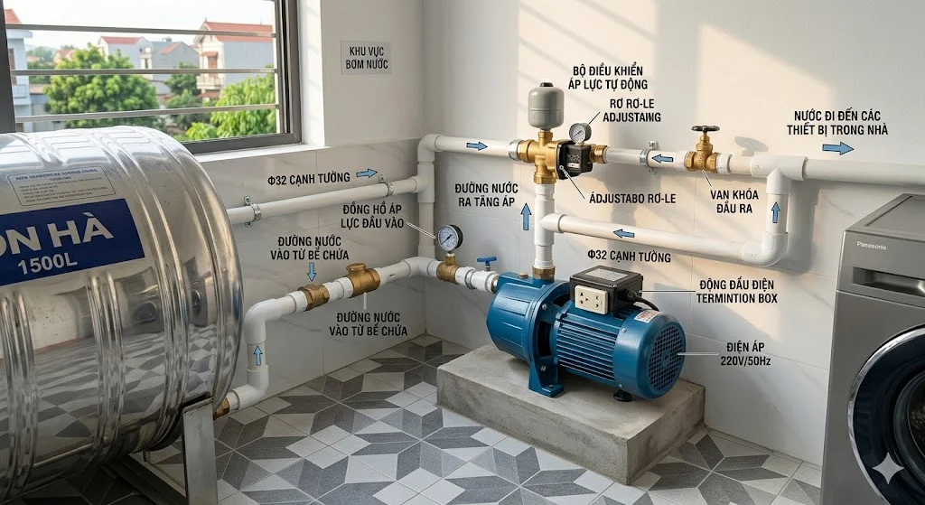 Ứng dụng của bơm tự áp trong thực tế