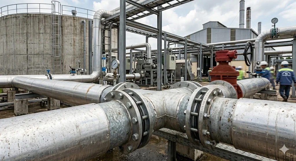 Ứng dụng của mặt bích sắt tráng kẽm trong thực tế