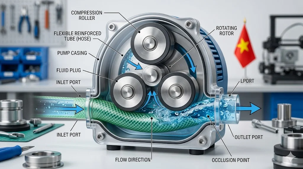 Ngoại hình của bơm Hose