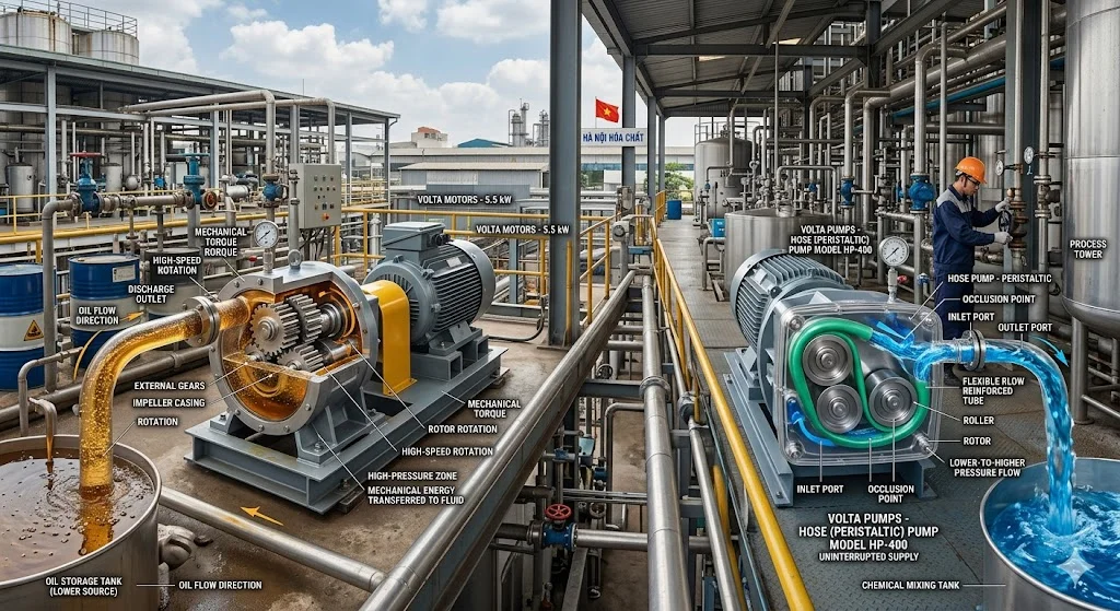 Ứng dụng của bơm trong thưc tế