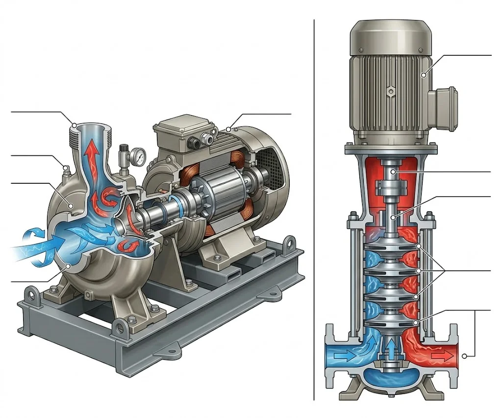 Bảng so sánh nhanh các dòng bơm
