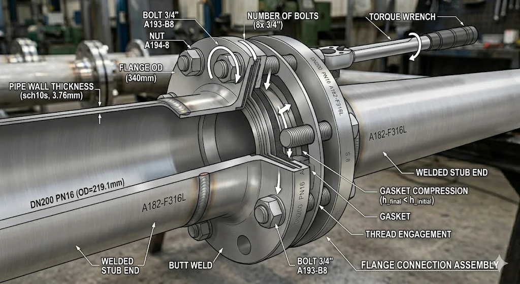 Nguyên lý hoạt động của mặt bích