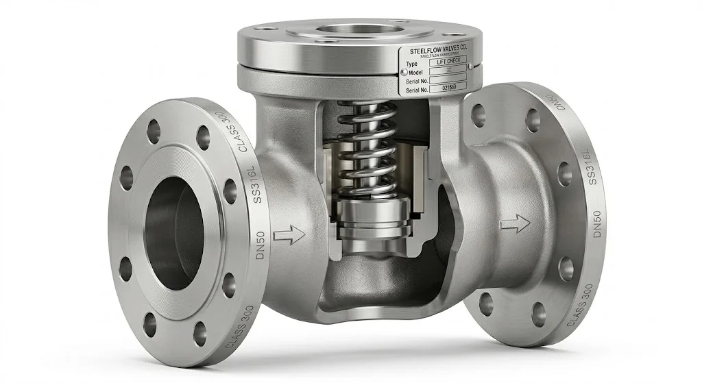 Tổng quan ngoại hình của van một chiều