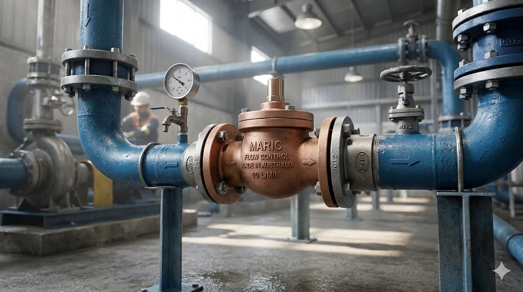 Tổng quan ngoại hình của van khống chế lưu lượng Maric