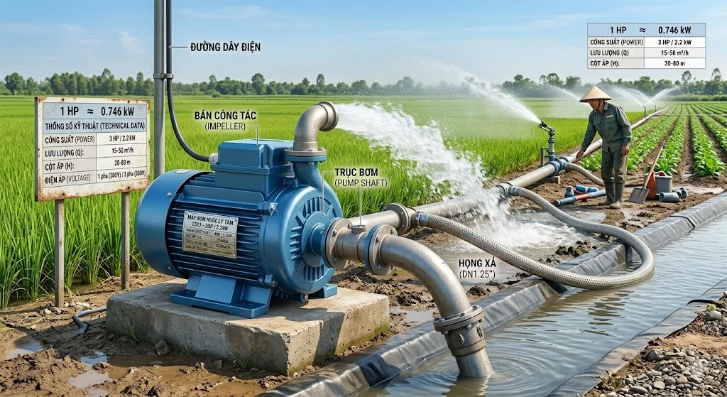 Ứng dụng cua máy bơm trong thực tế