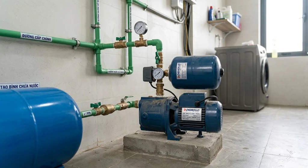 Ứng dụng của bơm tăng áp tự động trong thực tế