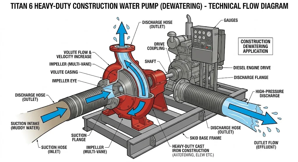 Nguyên lý hoạt động của máy bơm