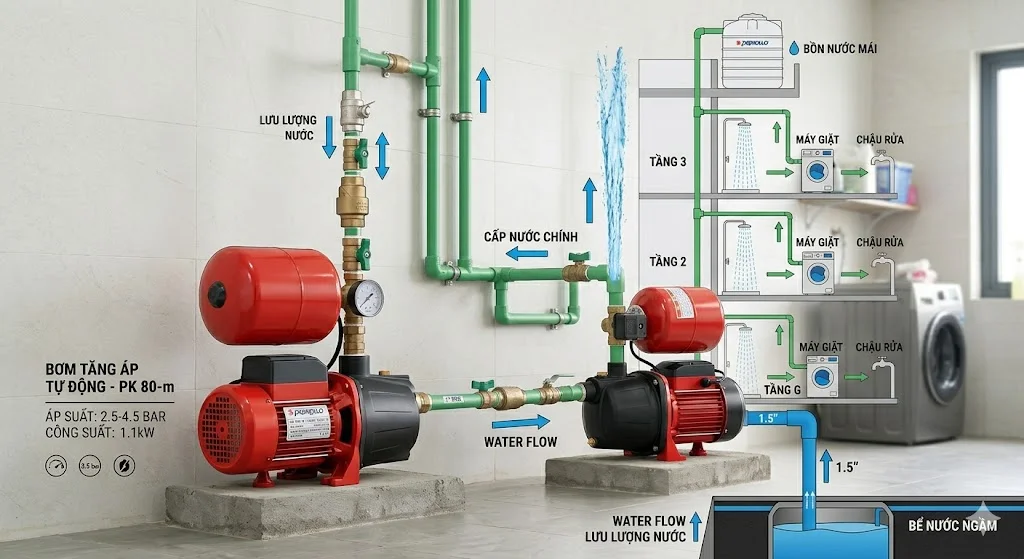 Tổng quan mô hình lắp đặt