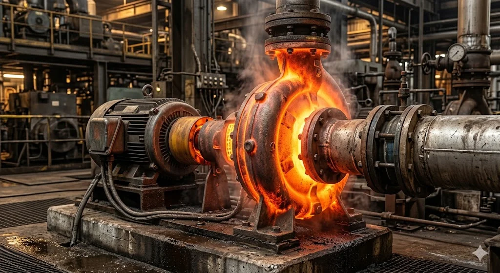 Ảnh minh hoạ máy bơm bị cháy