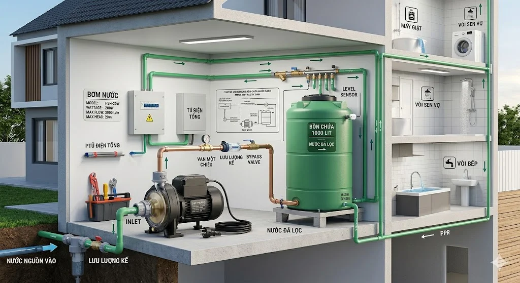 Ứng dụng của máy bơm nước trong thực tế