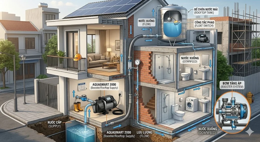 Hệ thống nước tại nhà 