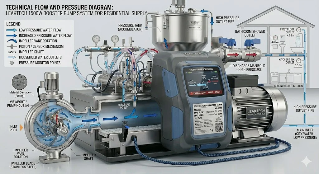 Nguyên lý hoạt động của máy bơm