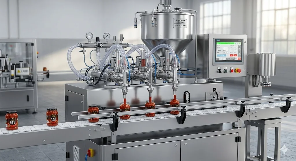 Tổng quan ngoại hình của máy chiết rót