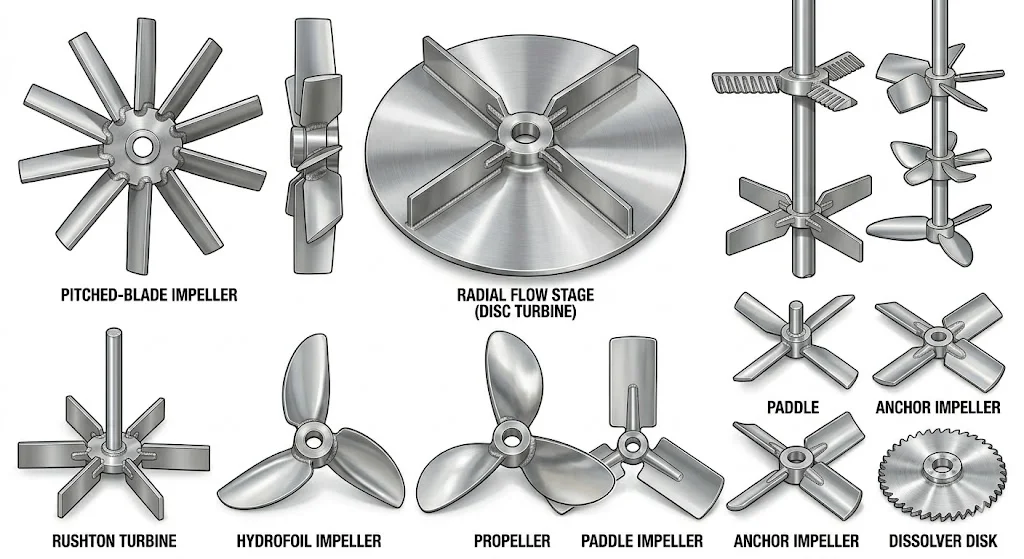 Các loại máy khuấy trên thực tế