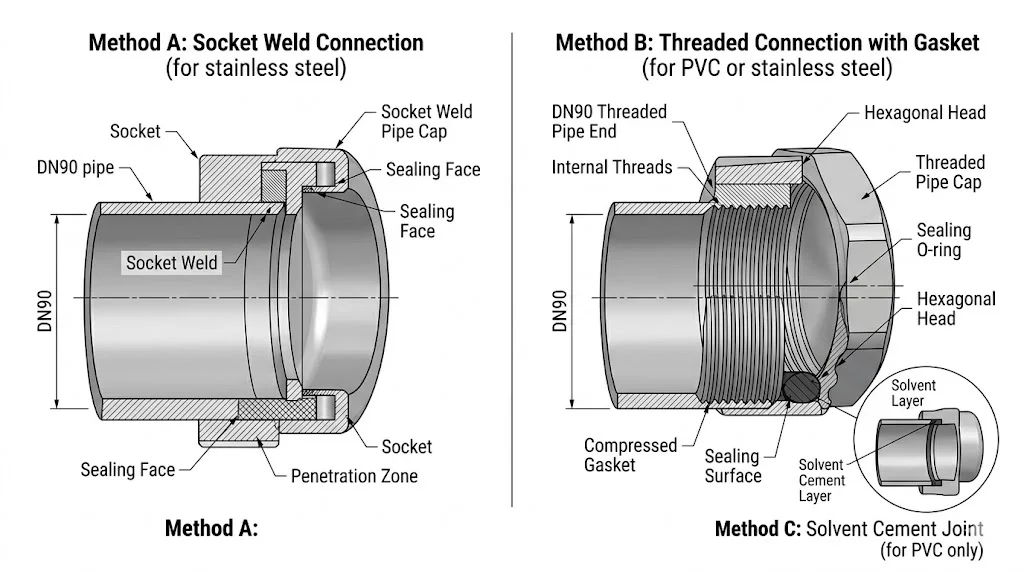 Cấu tạo của nắp chụp