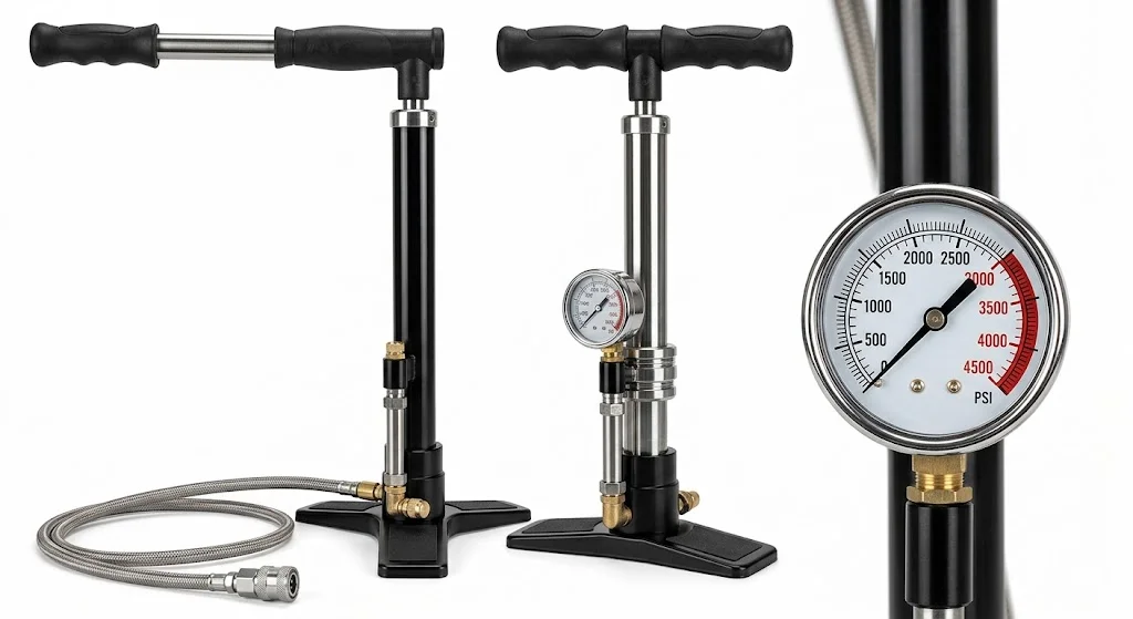 Hình ảnh minh hoạ ngoại hình bơm tay