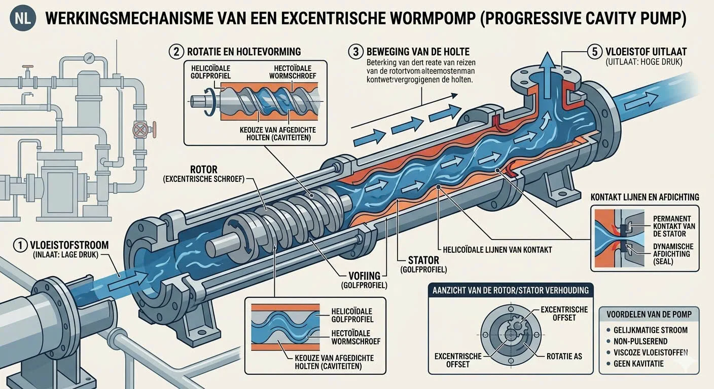 Nguyên lý hoạt động của bơm