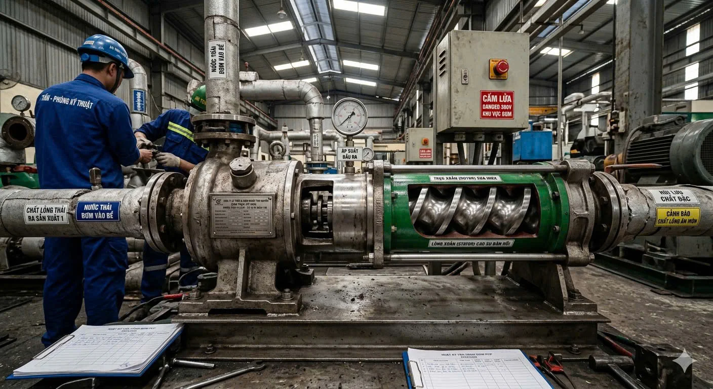 Tổng quan ngoại hình của bơm