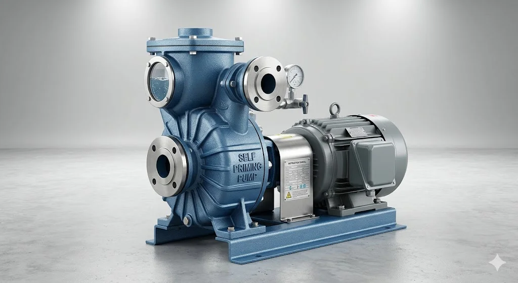 Tổng quan ngoại hình của máy bơm tự mồi 