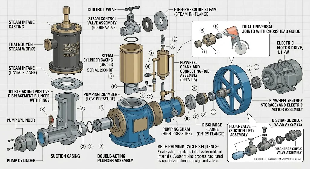 Cấu tạo của bơm