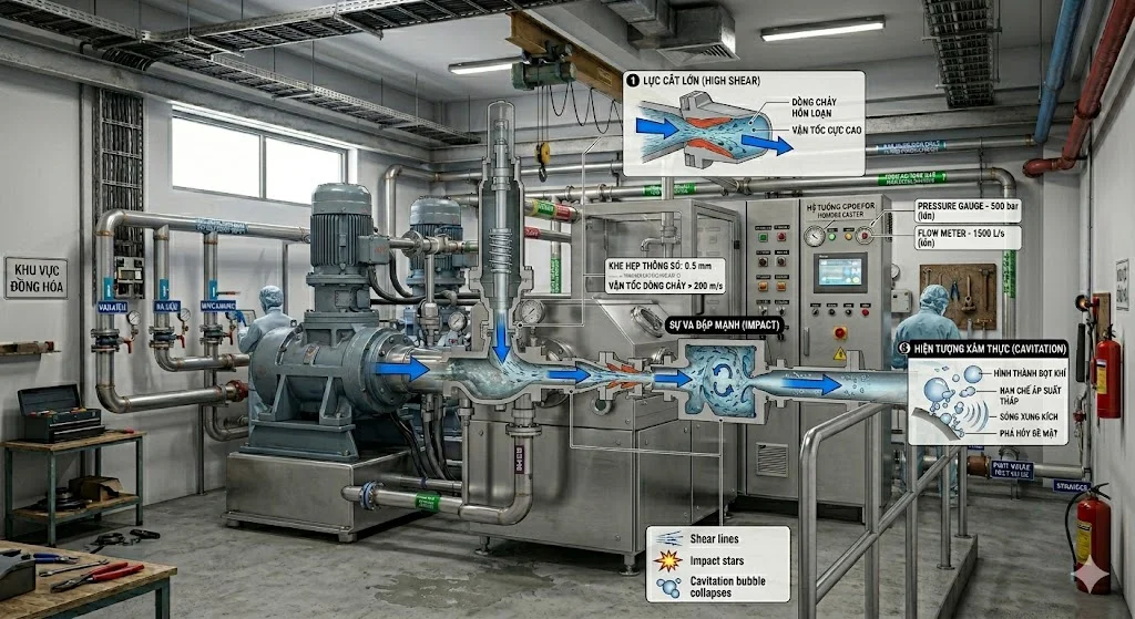 Ứng dụng của thiết bị đồng hoá trong thực tế