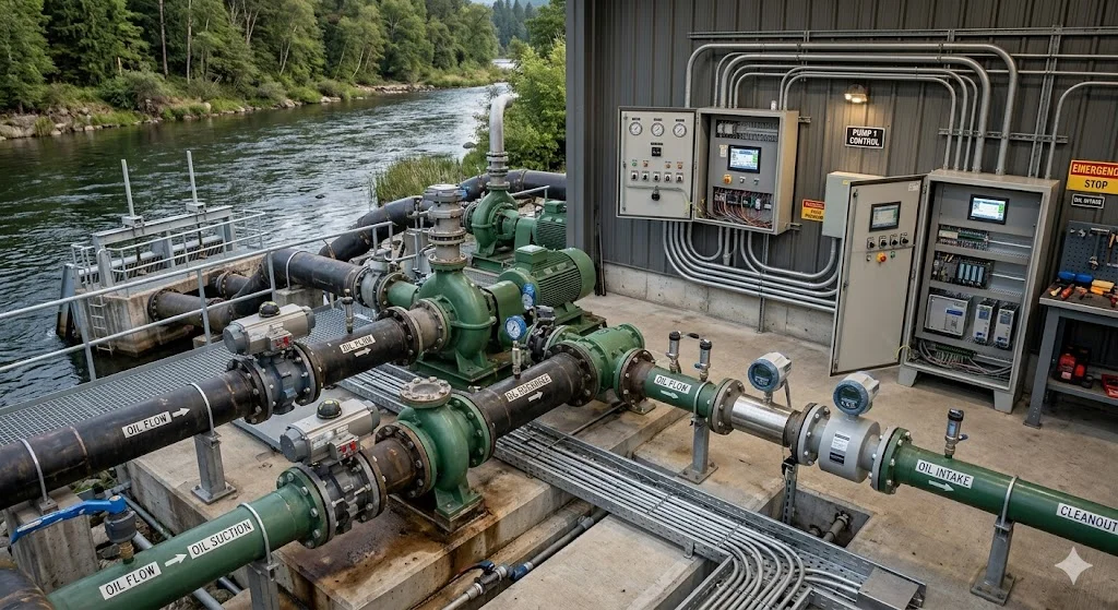 Cấu tạo của trạm bơm nước