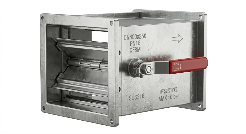 Ngoại hình của van chặn lửa