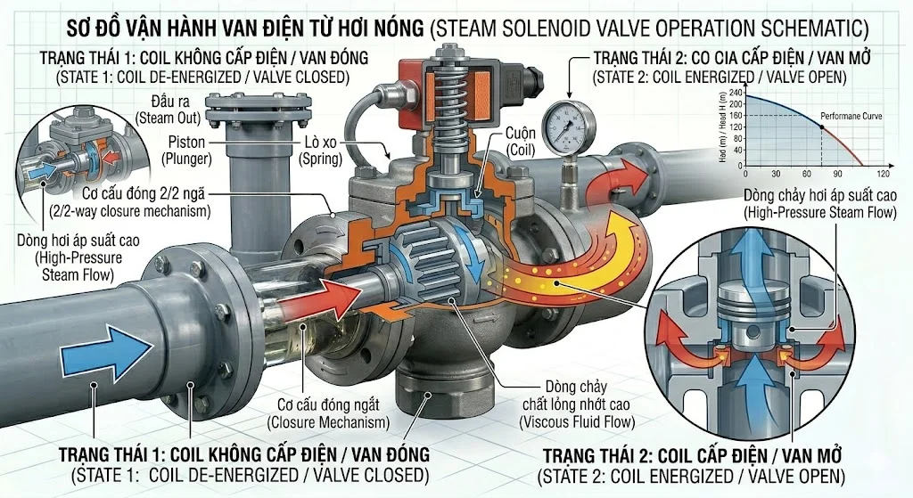 Nguyên lý hoạt động của van 