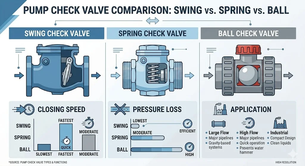 So sánh các hiệu suất các loại van
