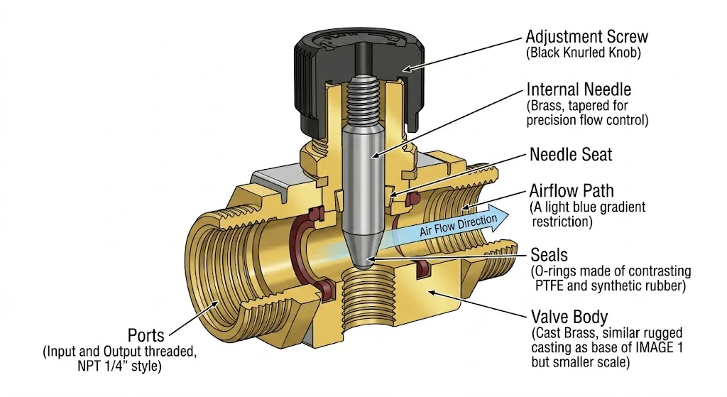 Cấu tạo của van tiết lưu