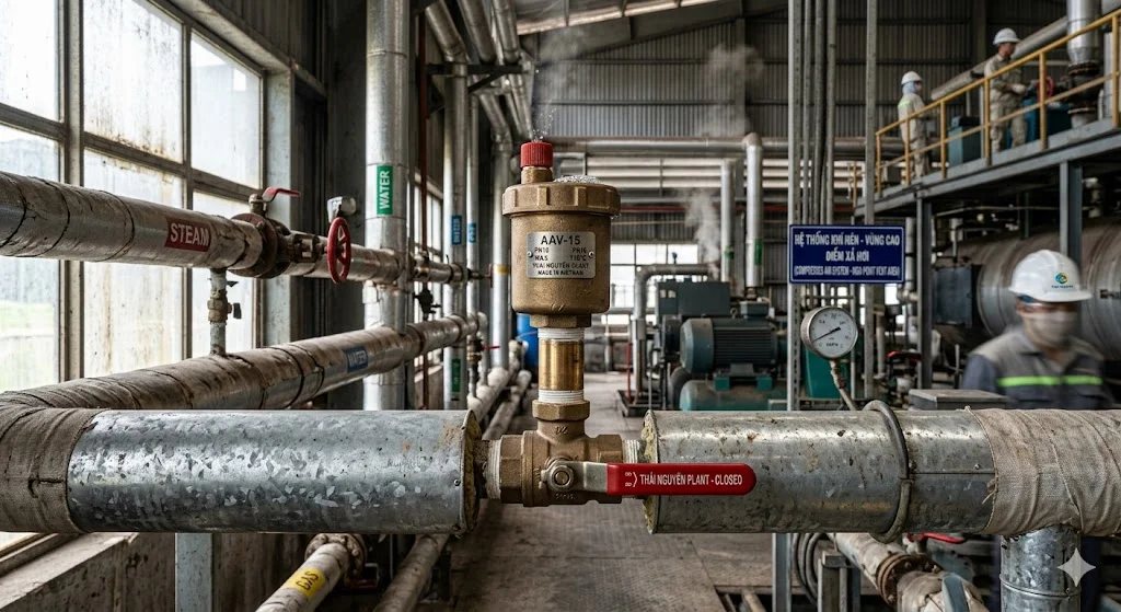 Ngoại hình của van xả hơi