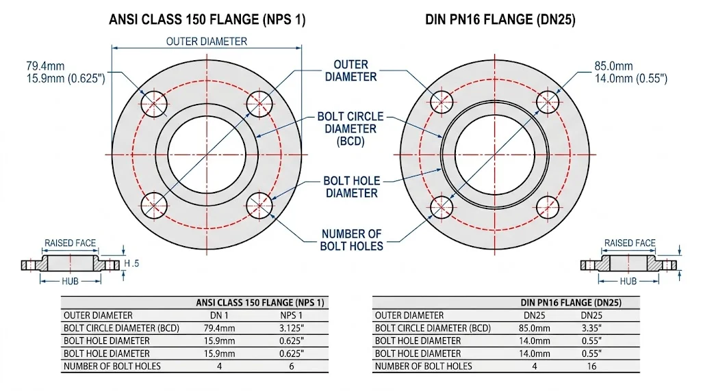 So Sánh Class 150 Với PN16: Sự Khác Biệt Cần Biết