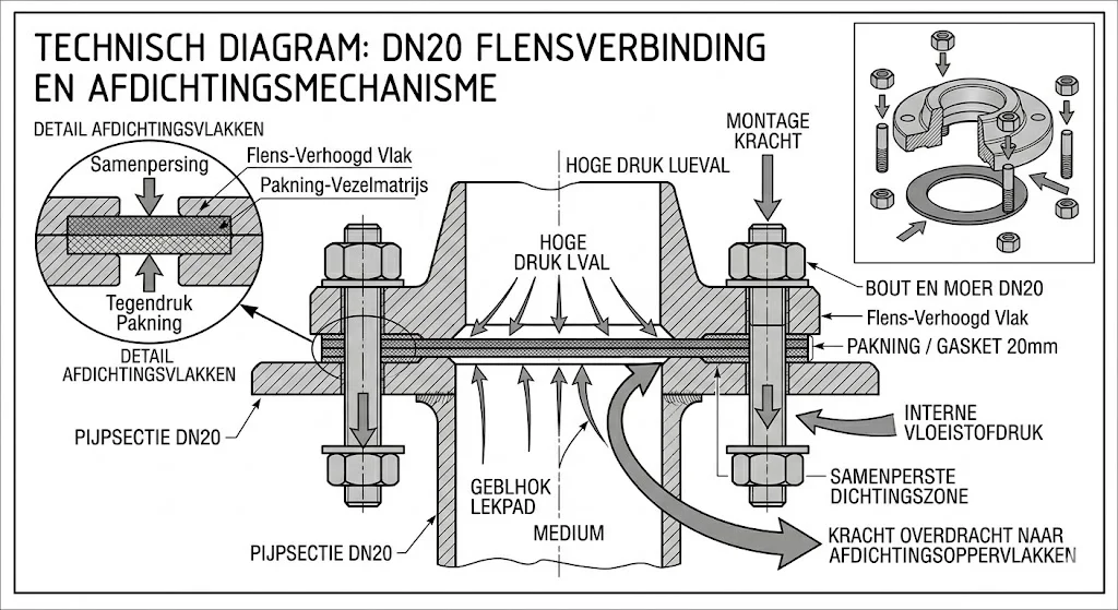 Nguyên lý hoạt động của mặt bích