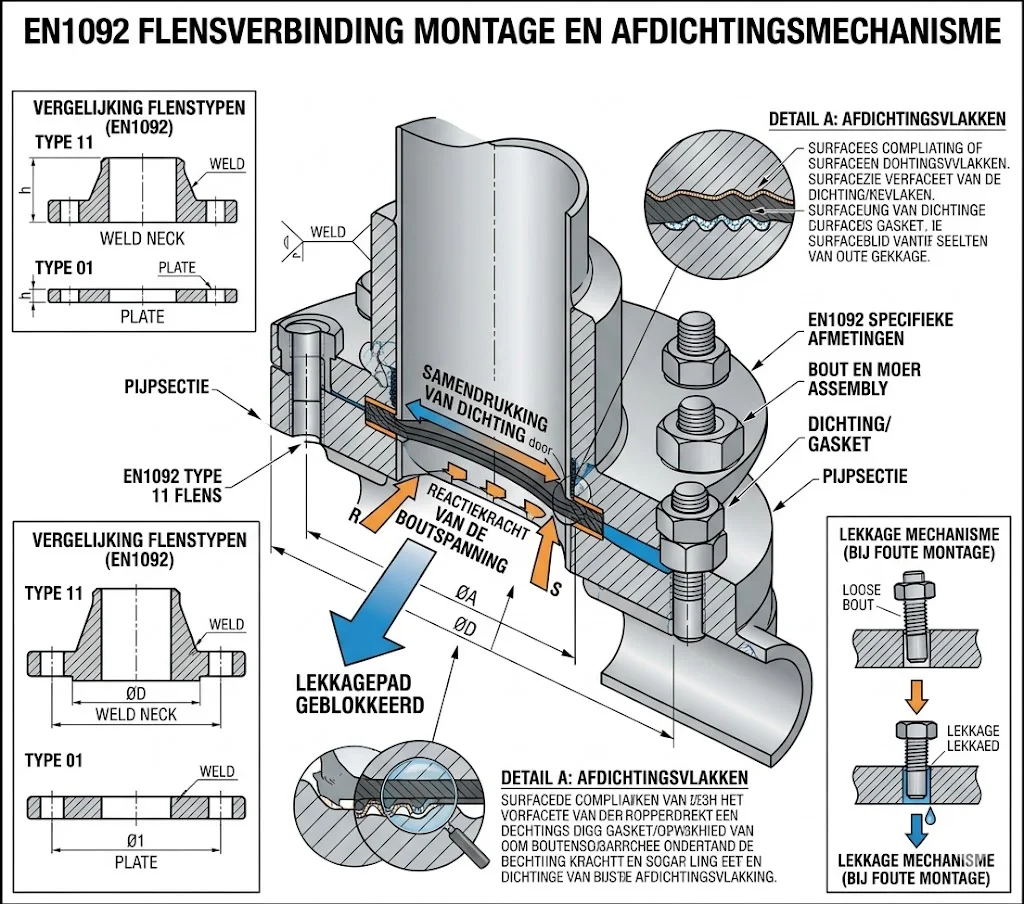 Nguyên lý hoạt động của các mặt bích