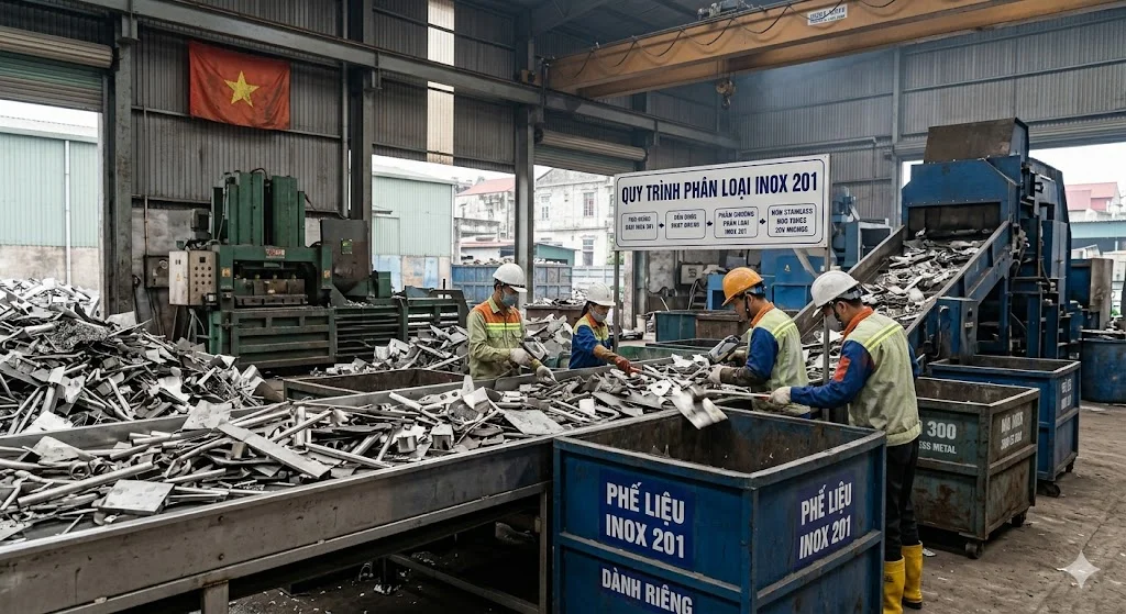 Phân loại phế liệu
