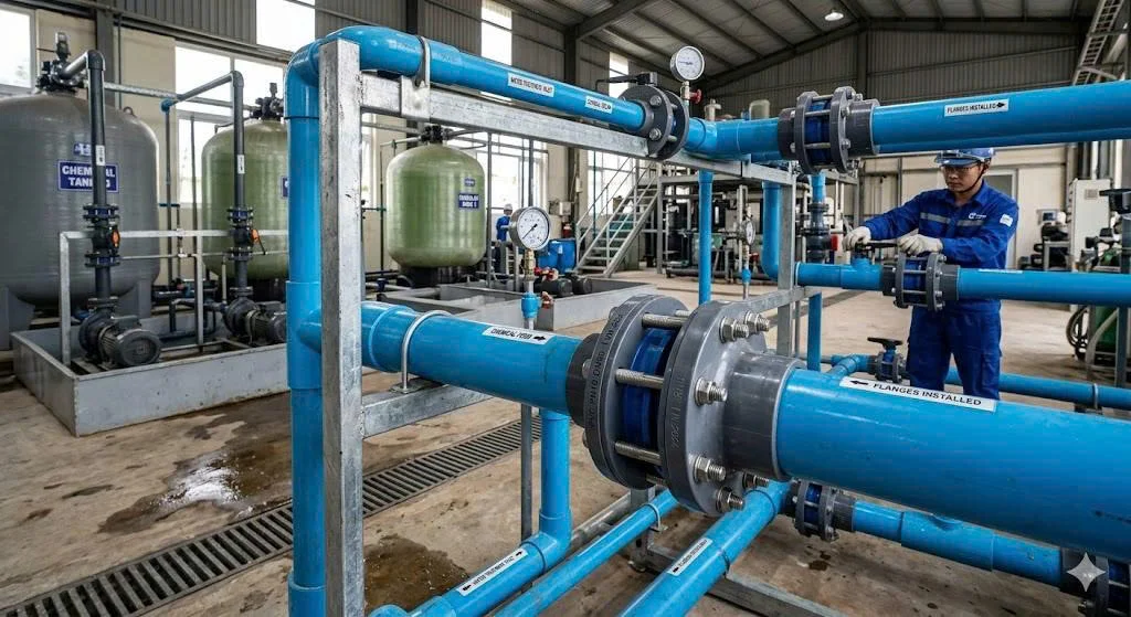 Ứng dụng của mặt bích trên thực tế