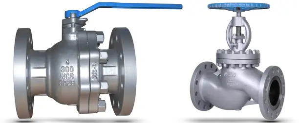 Globe Valve And Ball Valve