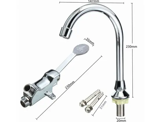 Vòi Rửa Tay Inox 2